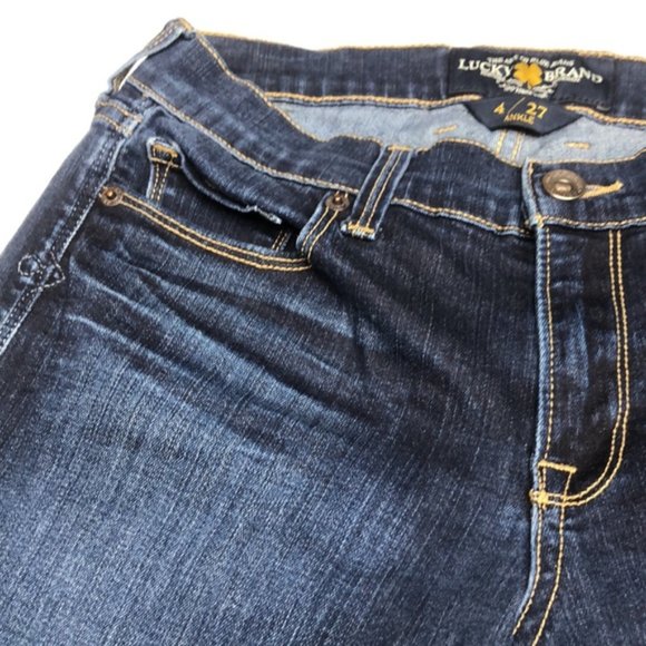 VINTAGE LUCKY BRAND SOFIA SKINNY JEANS  4/27x29 ๐ - Picture 8 of 12